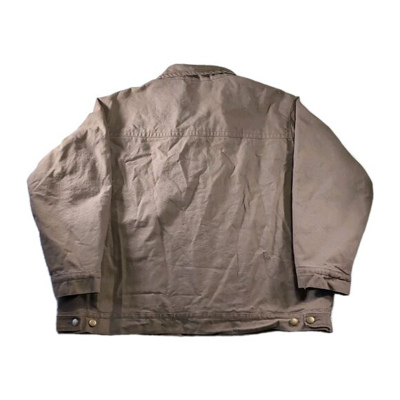 Burk's Bay Men’s 3XL CCW Brown Canvas Jacket NRA Embroidered Logo OR2332 Lined - Picture 2 of 8